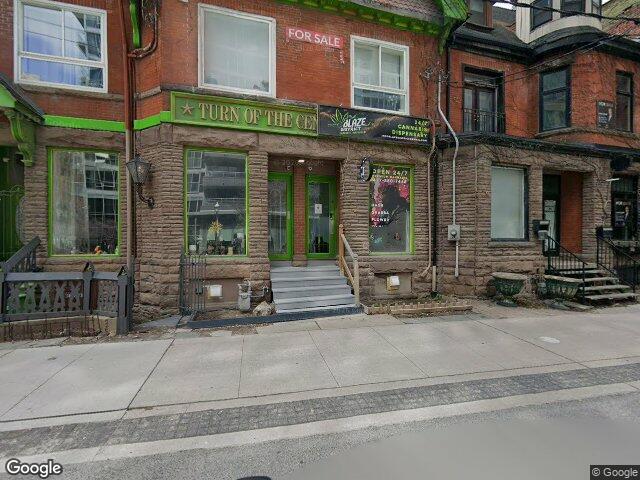 Street view for Alphabud Cannabis Co., 114 Sherbourne St, Toronto ON