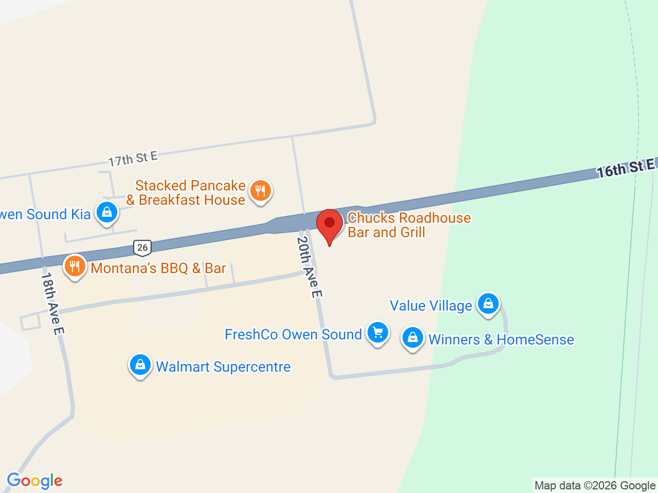 Street map for Buds 4 Less, 2125 16th St E unit h3, Owen Sound ON