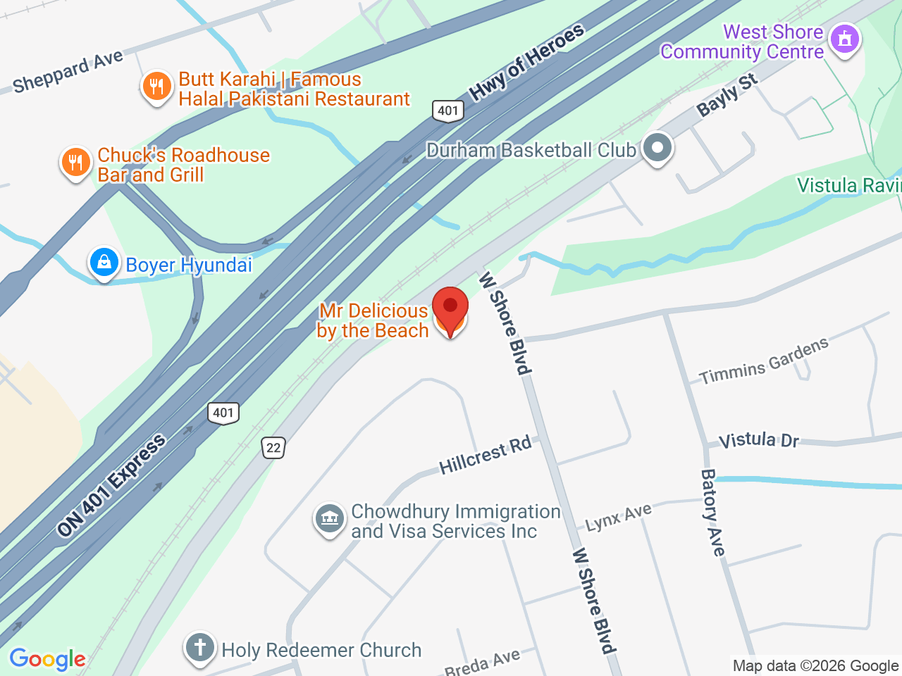 Street map for Budssmoke, 893 Bayly St #6, Pickering ON