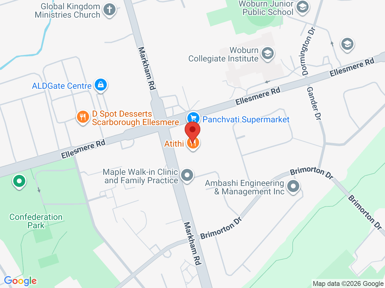 Street map for Budssmoke, 1133 Markham Rd #3, Scarborough ON