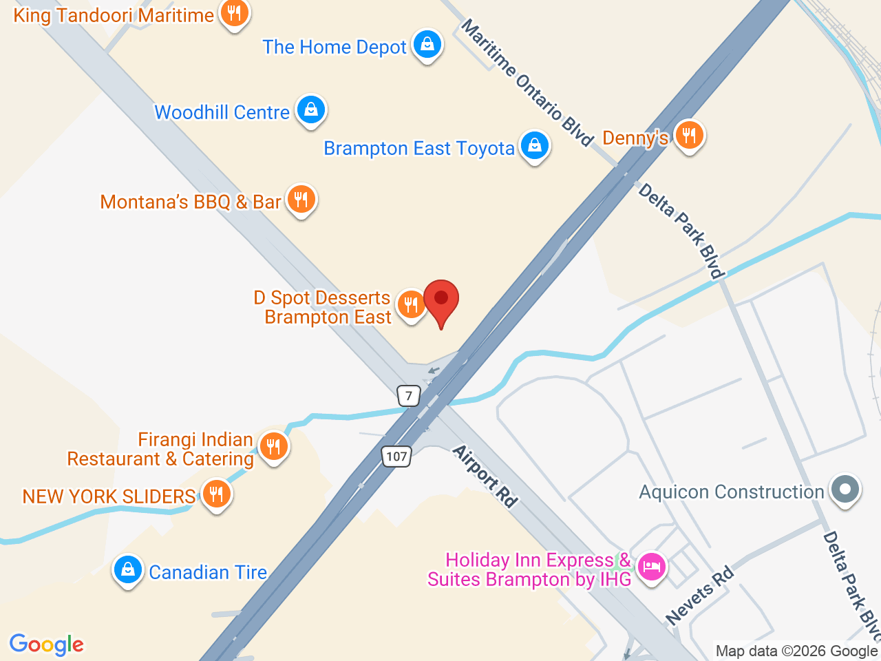 Street map for Canna Cabana, 9025 Airport Rd, Brampton ON