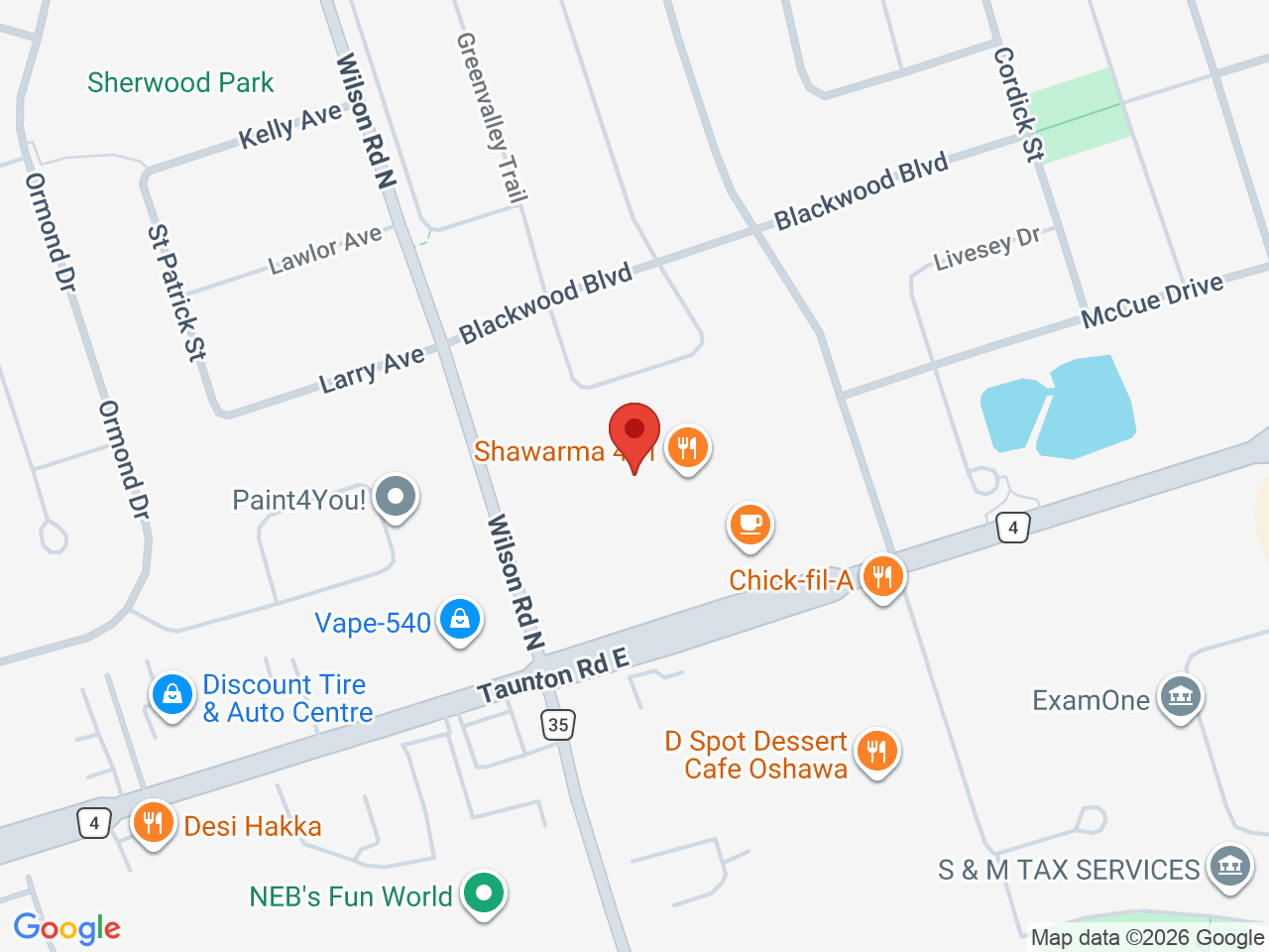 Street map for Canna Cabana, 1383 Wilson Rd N Unit 1, Oshawa ON