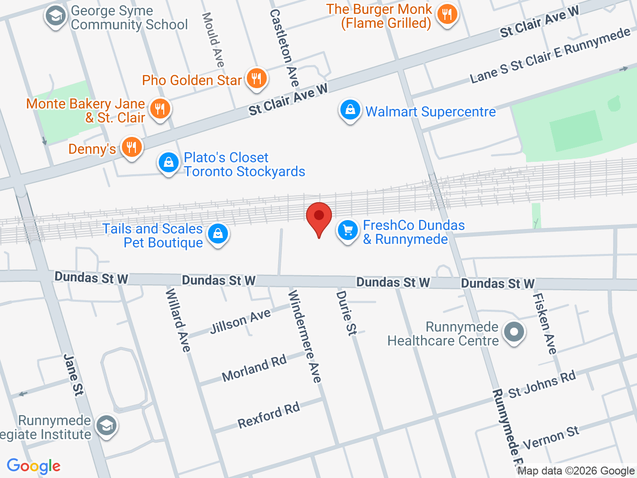 Street map for Canna Cabana, 3406 Dundas St W, Toronto ON