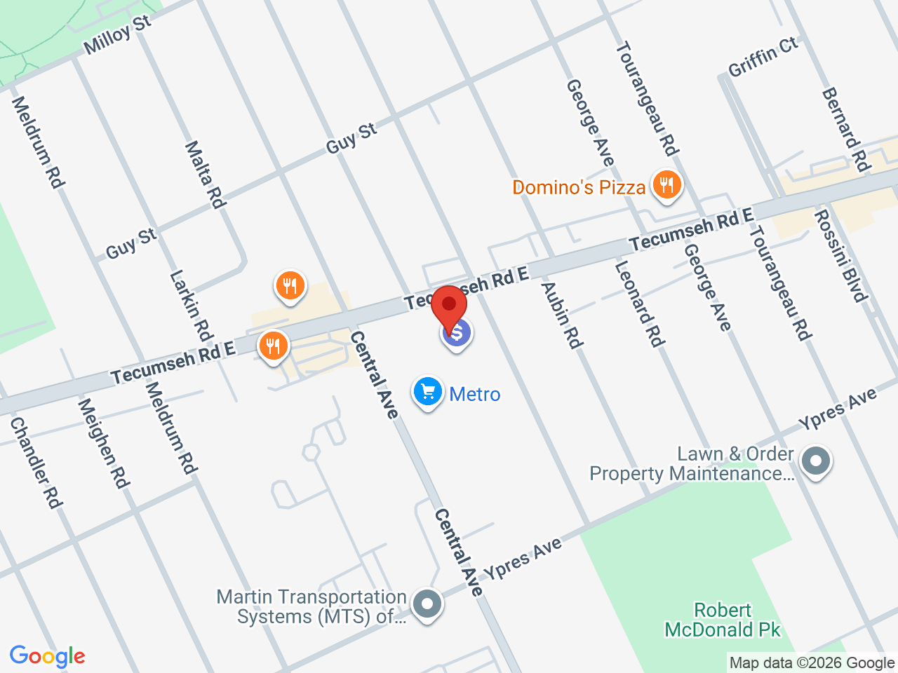 Street map for Discounted Cannabis, 3749 Tecumseh Rd E, Windsor ON