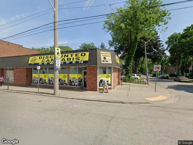 Street view for Discounted Cannabis, 397 Wyandotte St W, Windsor ON