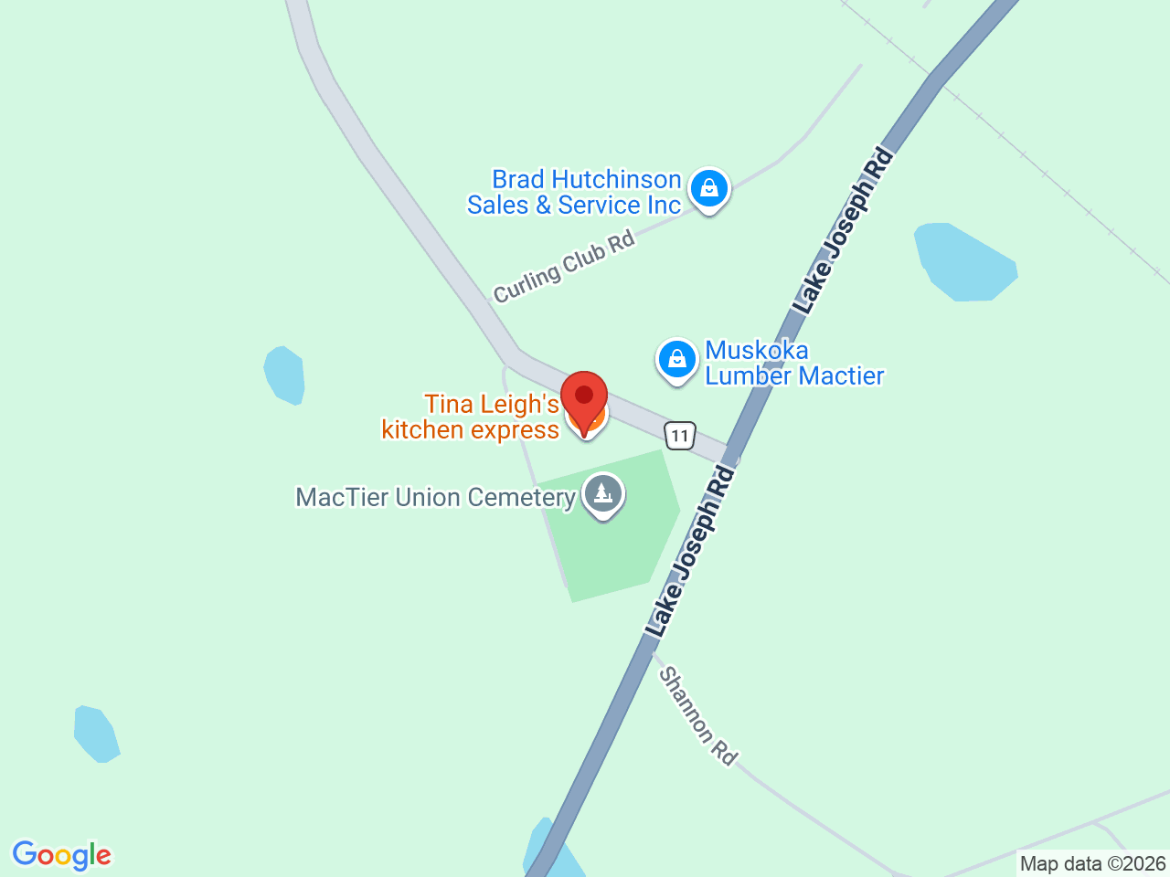 Street map for Eighth Cannabis, 21 High St #3, MacTier ON