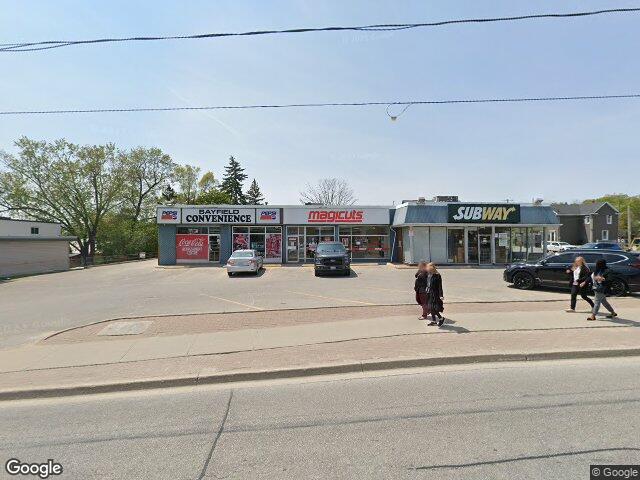 Street view for Emerald Cannabis, 102 Bayfield St Unit 2, Barrie ON