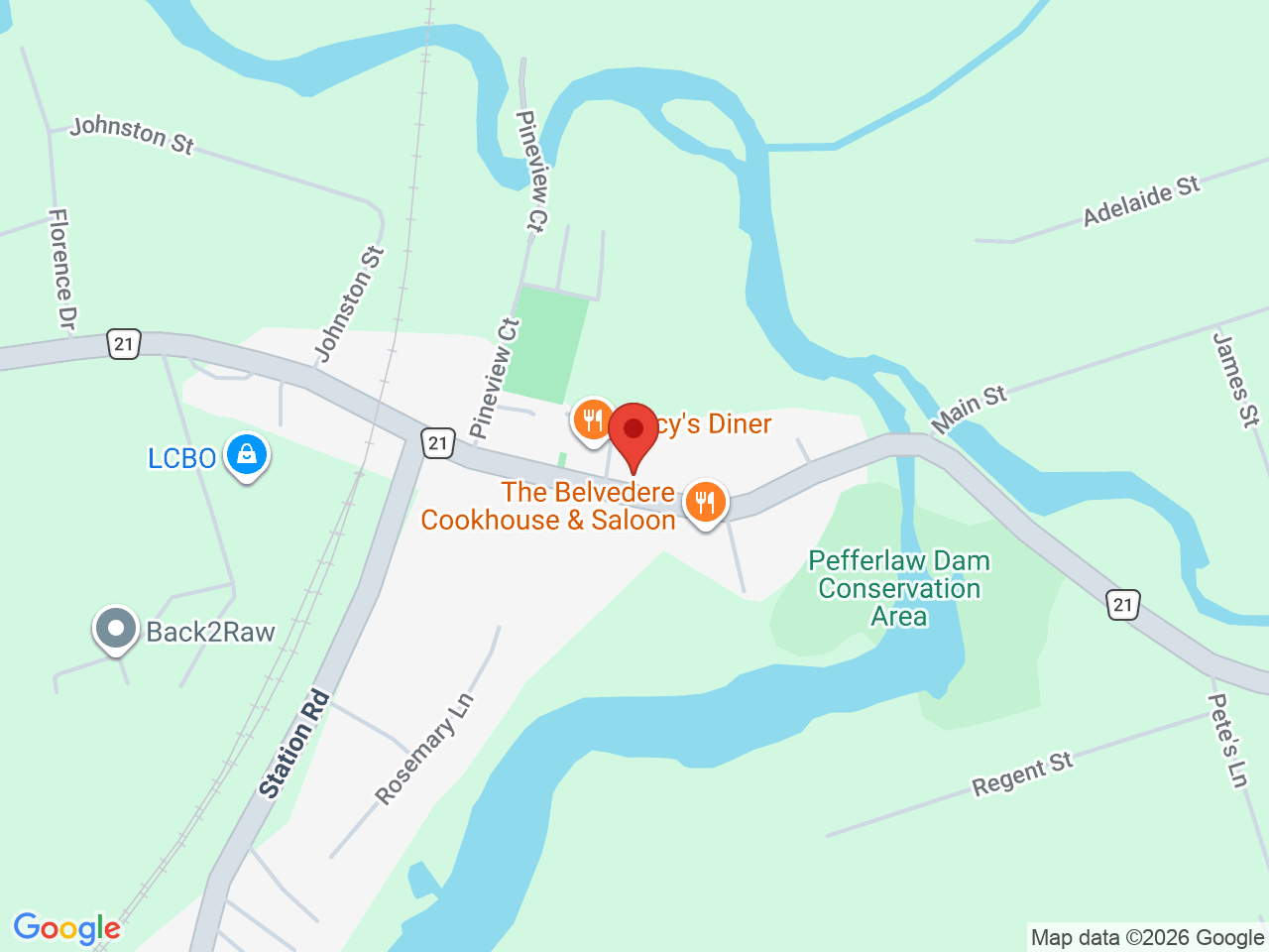 Street map for Forest Plant, 254 Pefferlaw Rd, Pefferlaw ON