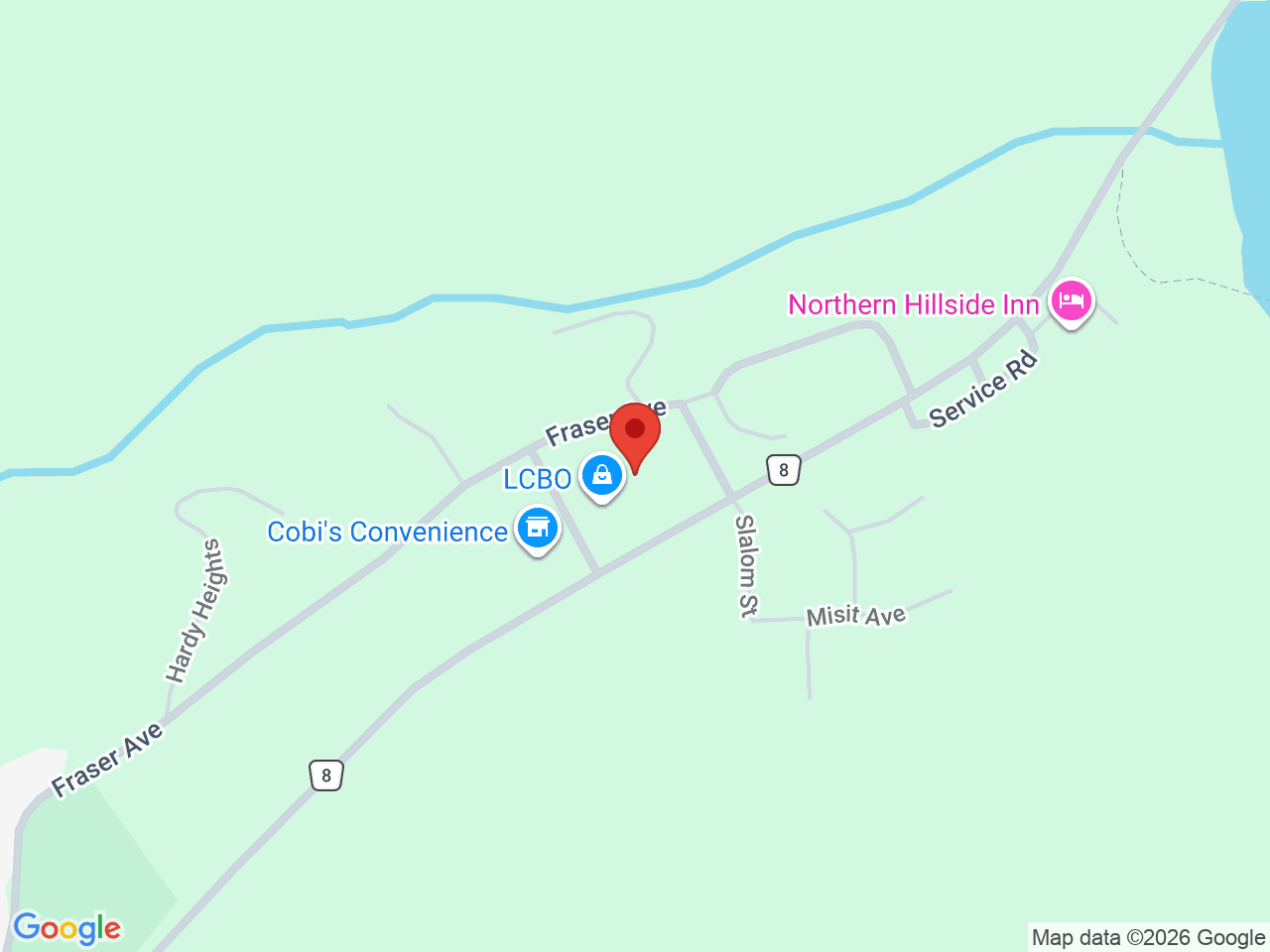 Street map for Highlife Cannabis, 6-168 Regional Rd 8, Onaping ON
