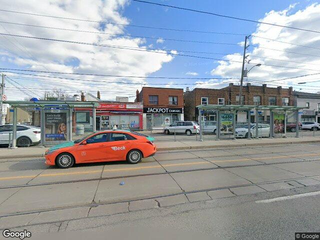 Street view for Jackpot Cannabis, 3581 Lake Shore Blvd W, Etobicoke ON