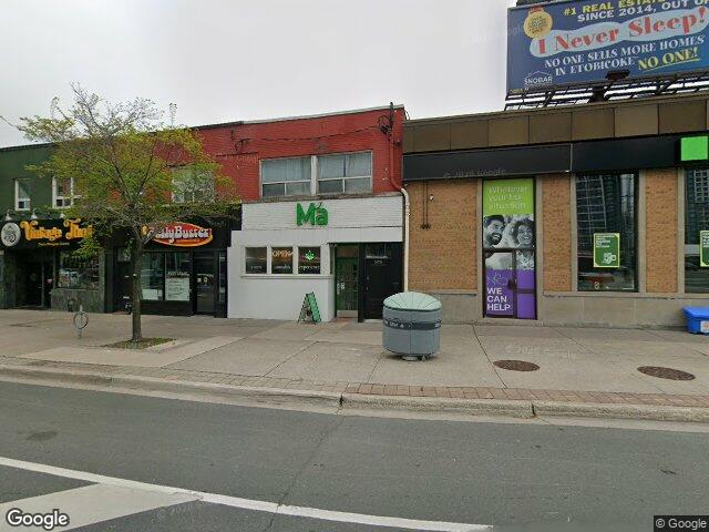 Street view for Ma Cannabis, 3373 Bloor St W, Etobicoke ON