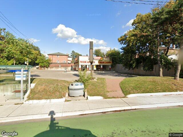 Street view for MaryJane's Cannabis, 239 Scarlett Rd, Toronto ON