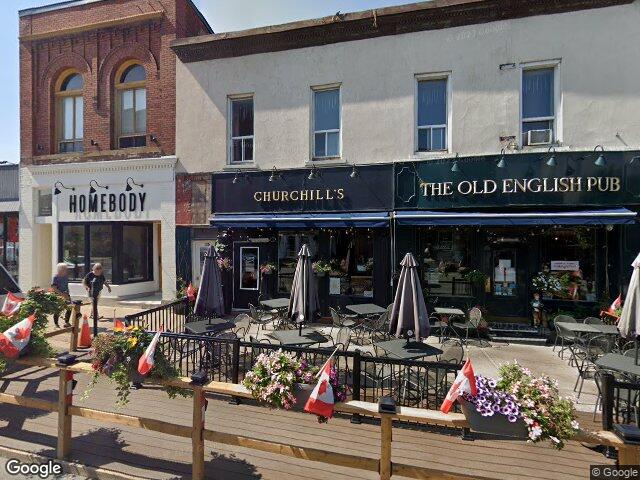 Street view for Cannazonia Cannabis, 191 King St E, Gananoque ON