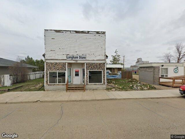 Street view for The Buzz Barn Cannabis, 213 Main St E, Langham SK