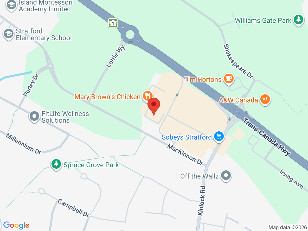 Street map for PEI Cannabis, 9 Kinlock Rd, Unit 310, Stratford PE
