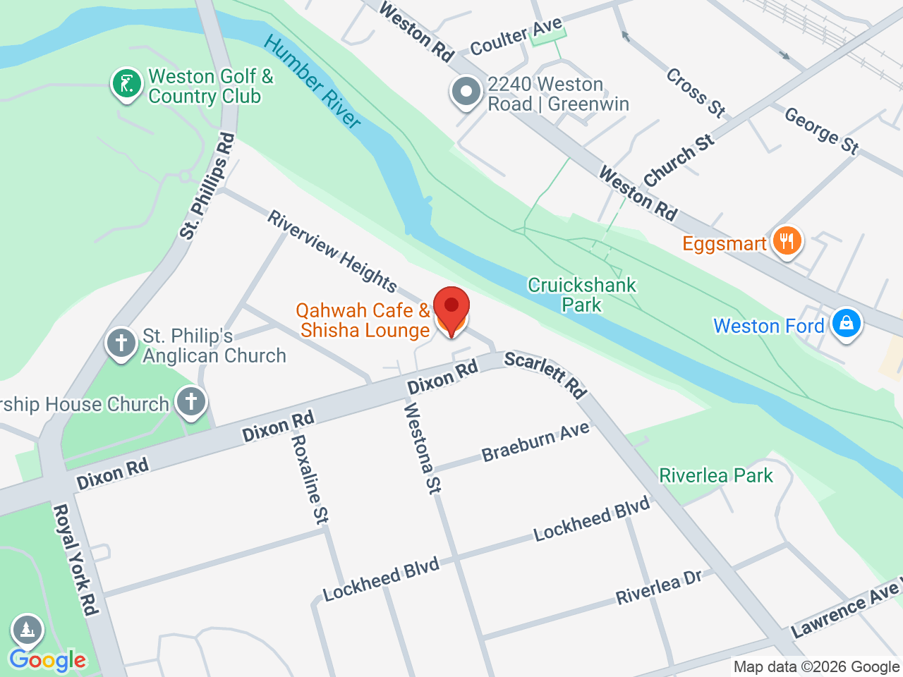 Street map for BudHub Cannabis, 6 Dixon Rd unit 1, Etobicoke ON