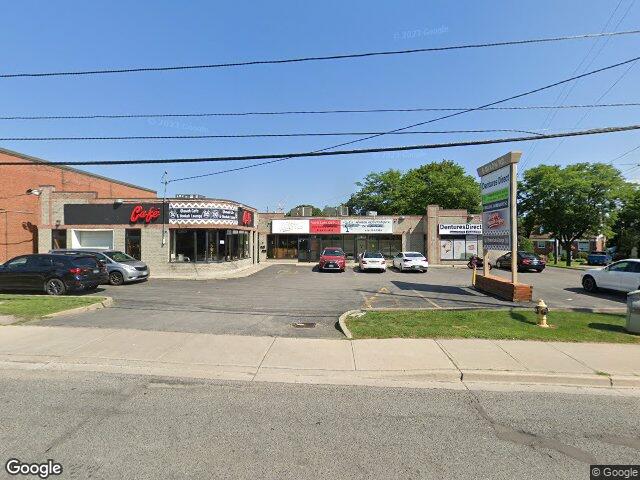 Street view for BudHub Cannabis, 6 Dixon Rd unit 1, Etobicoke ON