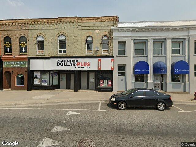 Street view for Cost Cannabis, 71 Talbot St E, Aylmer ON