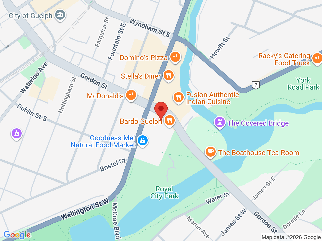 Street map for Fika Cannabis Store, 89 Gordon St Unit C3, Guelph ON