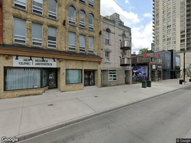 Street view for Vibes Cannabis Co, 99 King St, London ON