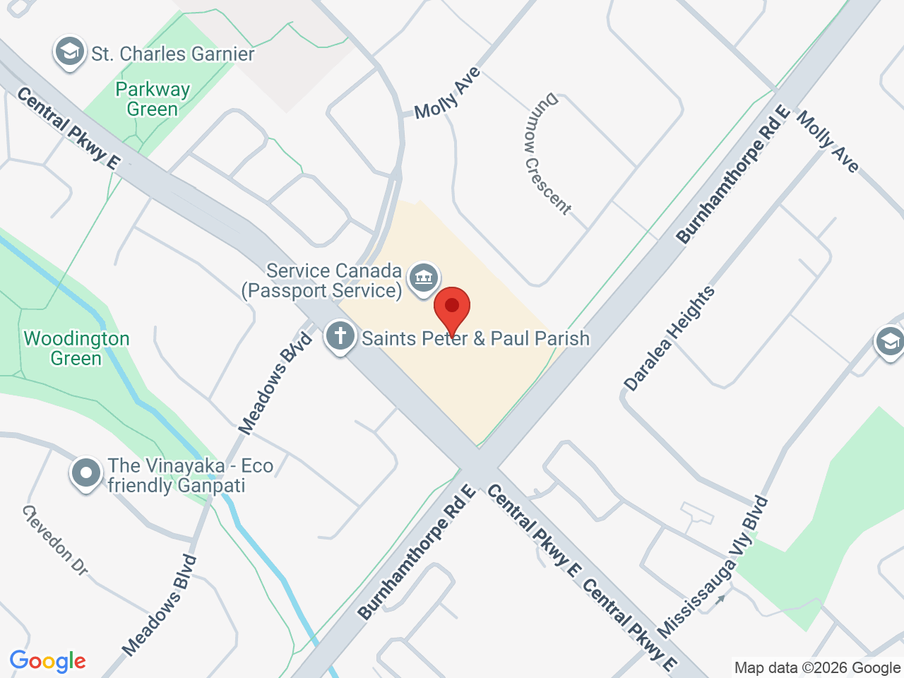 Street map for Pop's Cannabis Co., 377 Burnhamthorpe Rd E unit 2a, Mississauga ON