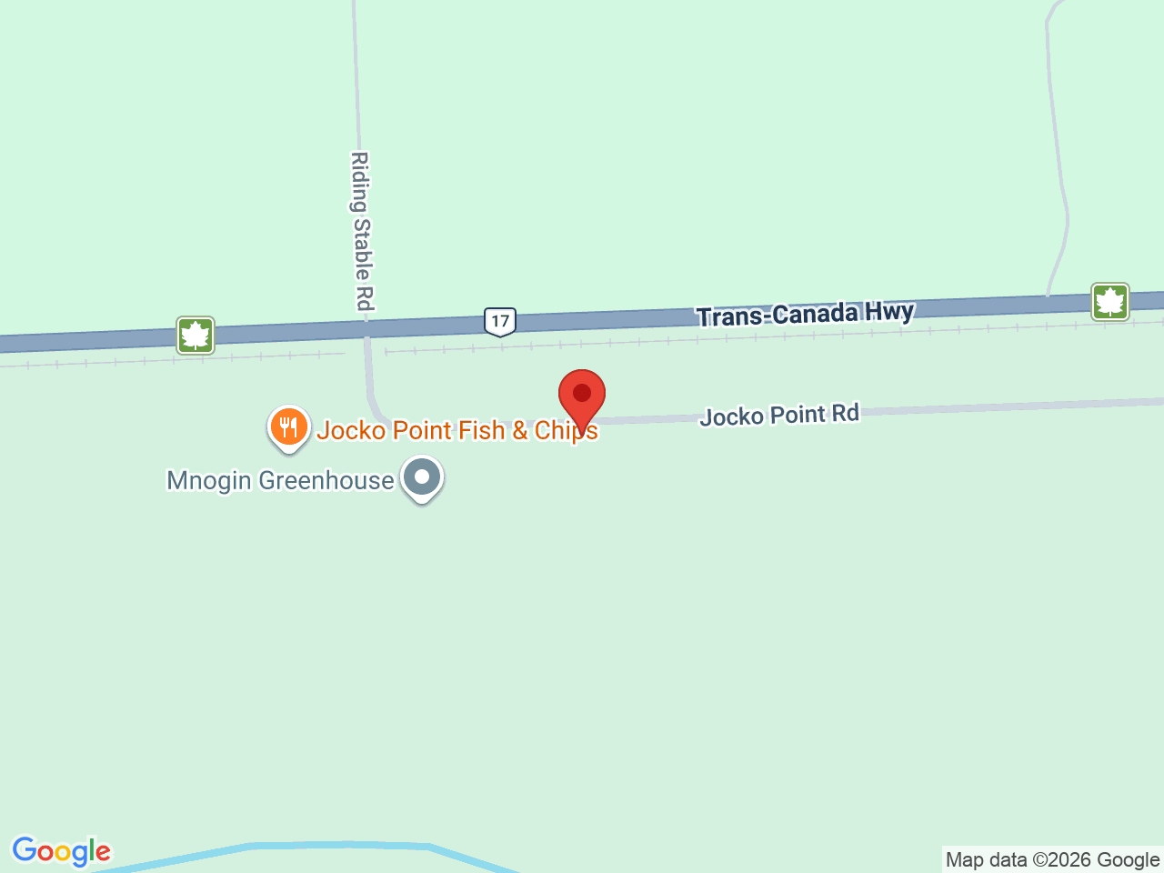 Street map for Kana Leaf, 20 Jocko Point Rd, North Bay ON