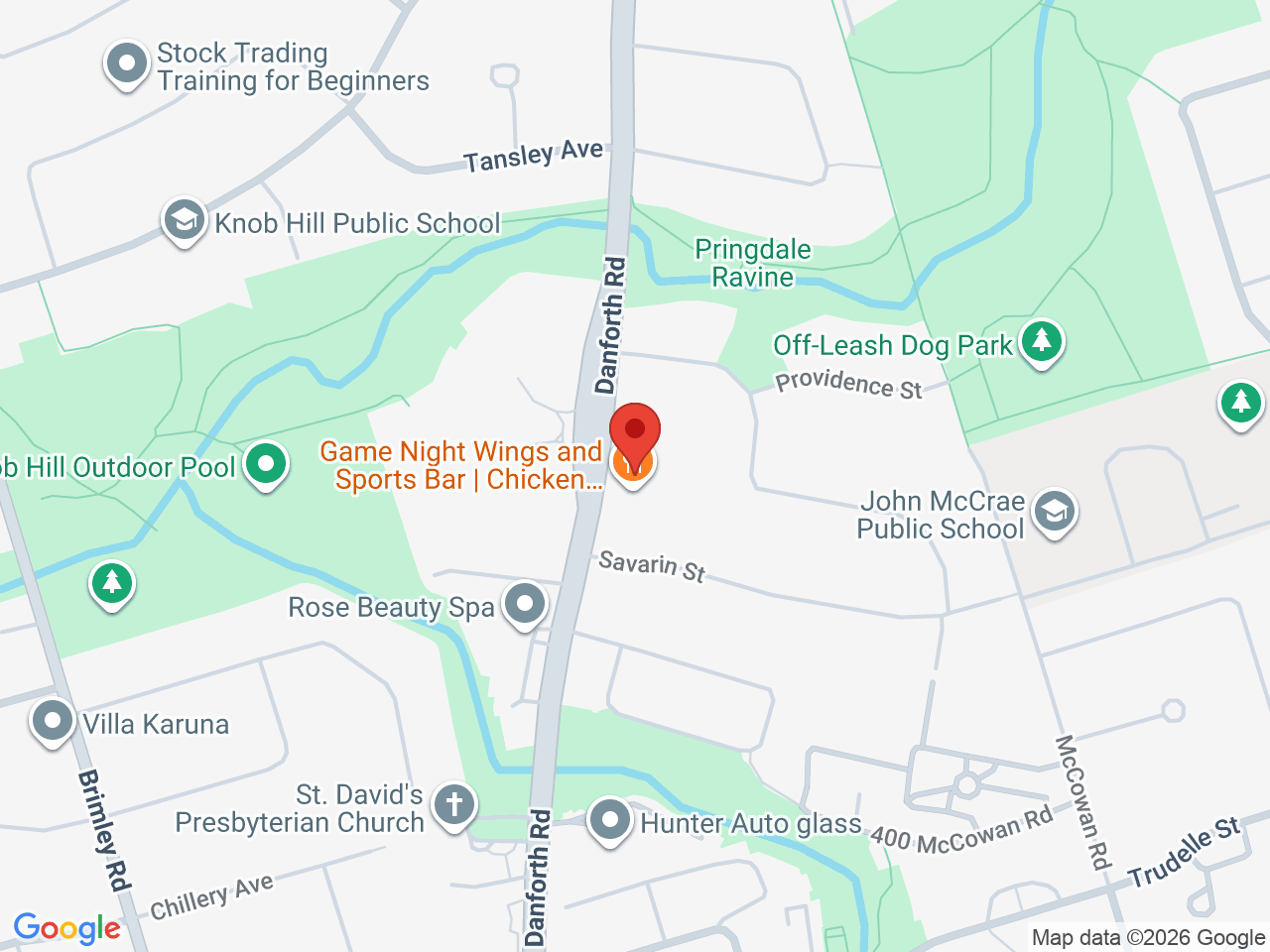 Street map for Holland Daze, 1351 Danforth Rd, Scarborough ON