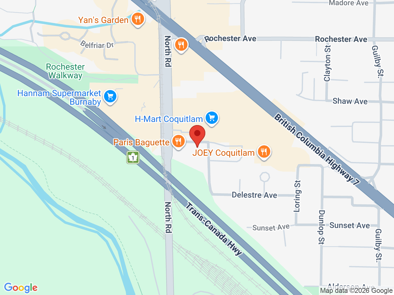 Street map for Seed and Stone, 512 Young Dr, Coquitlam BC