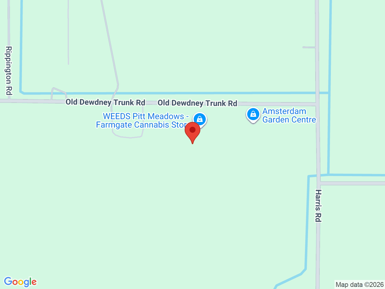Street map for Weeds Pitt Meadows - Farmgate, 19038 Old Dewdney Trunk Rd, Pitt Meadows BC