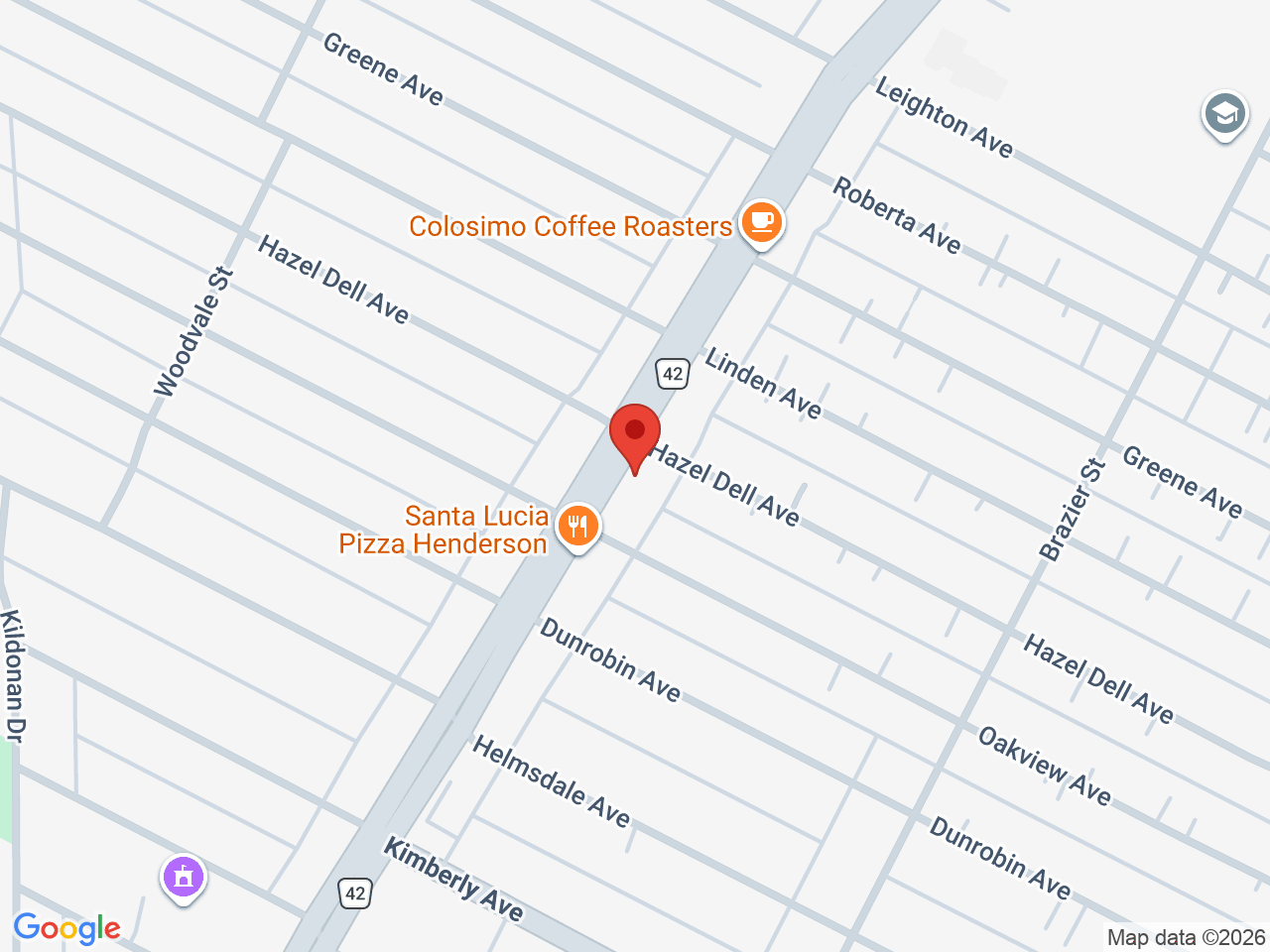 Street map for Puff Paradise, 825 Henderson Hwy, Winnipeg MB