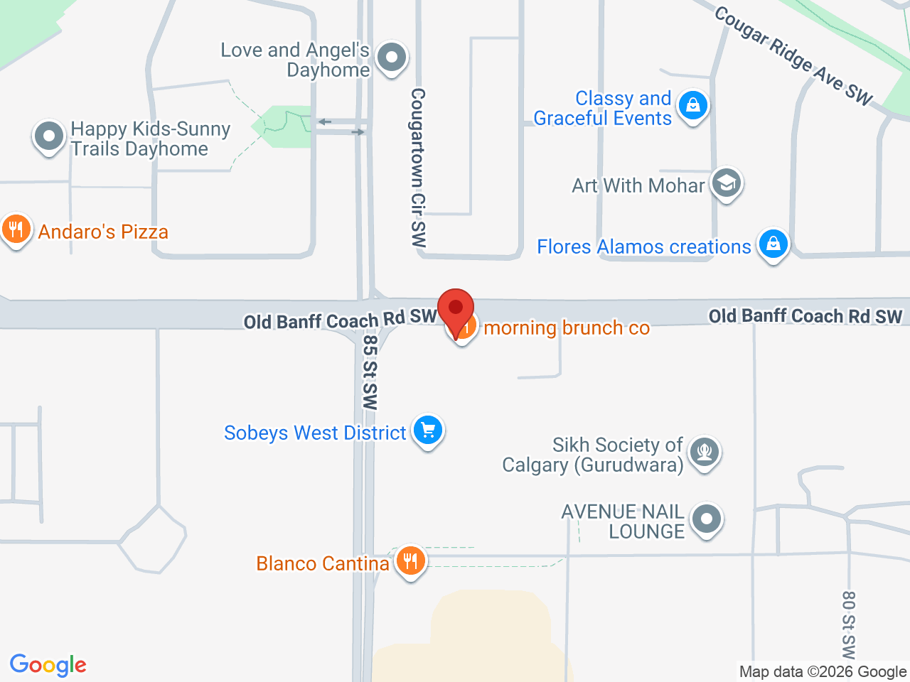 Street map for Canna Cabana, 309-722 85 St SW, Calgary AB