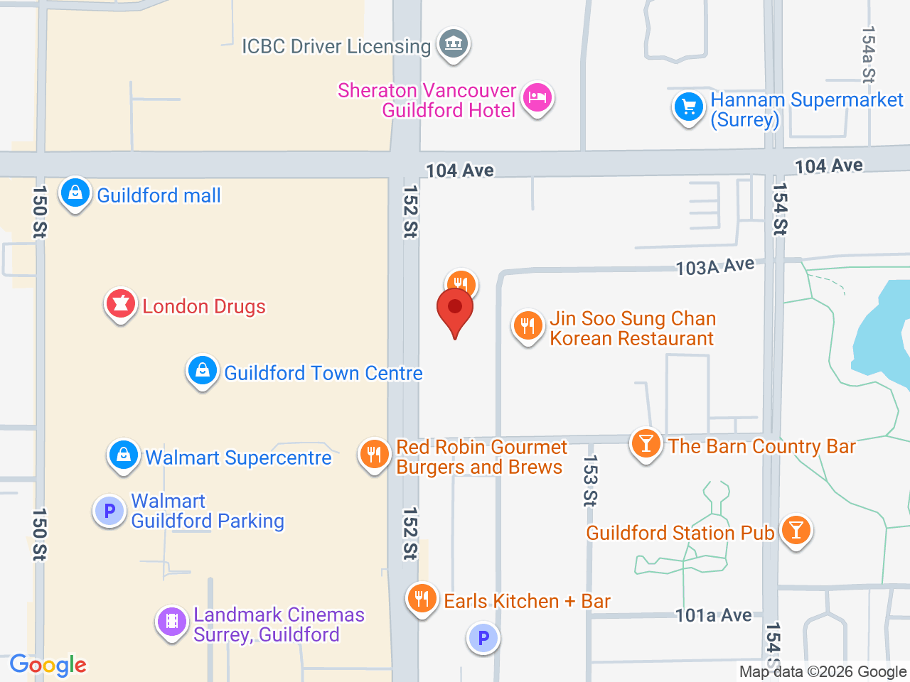 Street map for Imagine Cannabis, 10330 152 St #5, Surrey BC