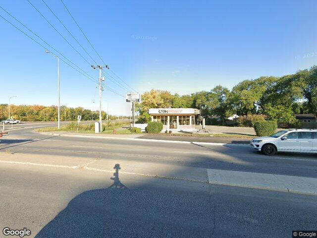 Street view for Flamingo + Cannabis, 1321 Archibald St, Winnipeg MB