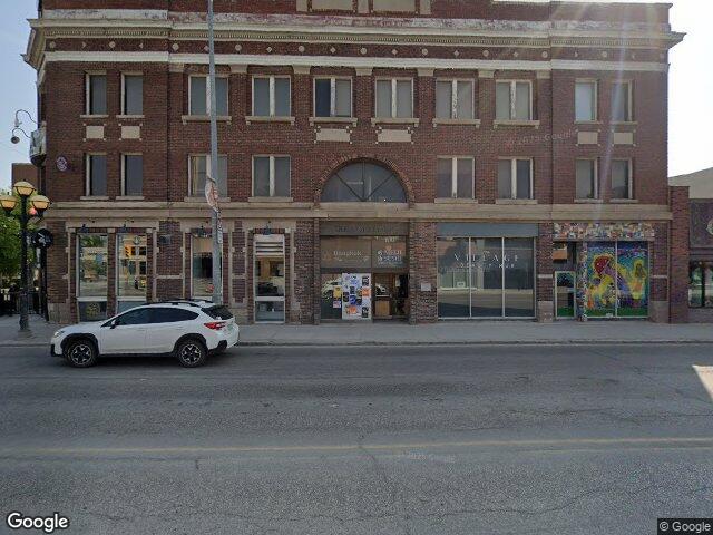 Street view for Osborne Vape Smoke and Bongs, 100 Osborne St unit 108, Winnipeg MB