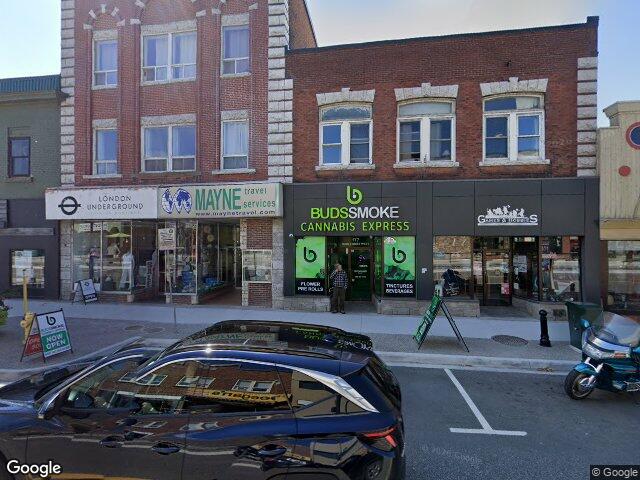 Street view for Budssmoke, 177 Main St W, North Bay ON