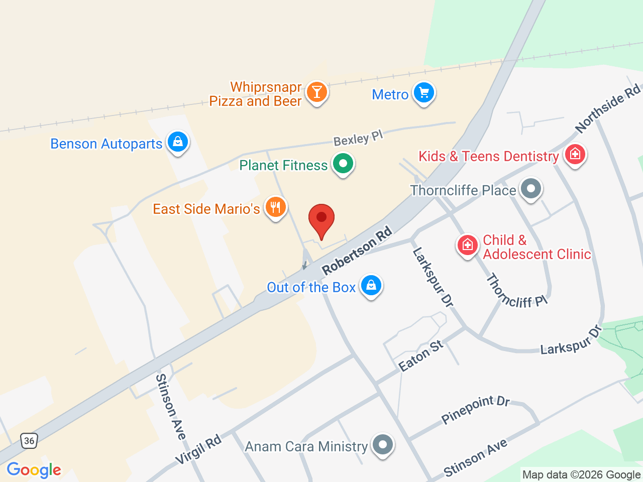 Street map for Canna Cabana, 1831 Robertson Rd unit 111, Ottawa ON