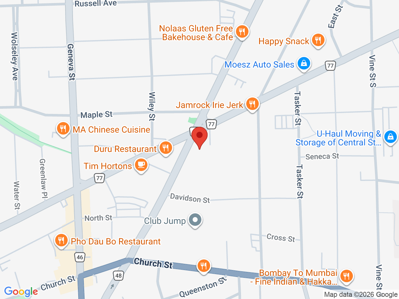 Street map for Cannabis Cupboard, 86 Niagara St #3, St. Catharines ON