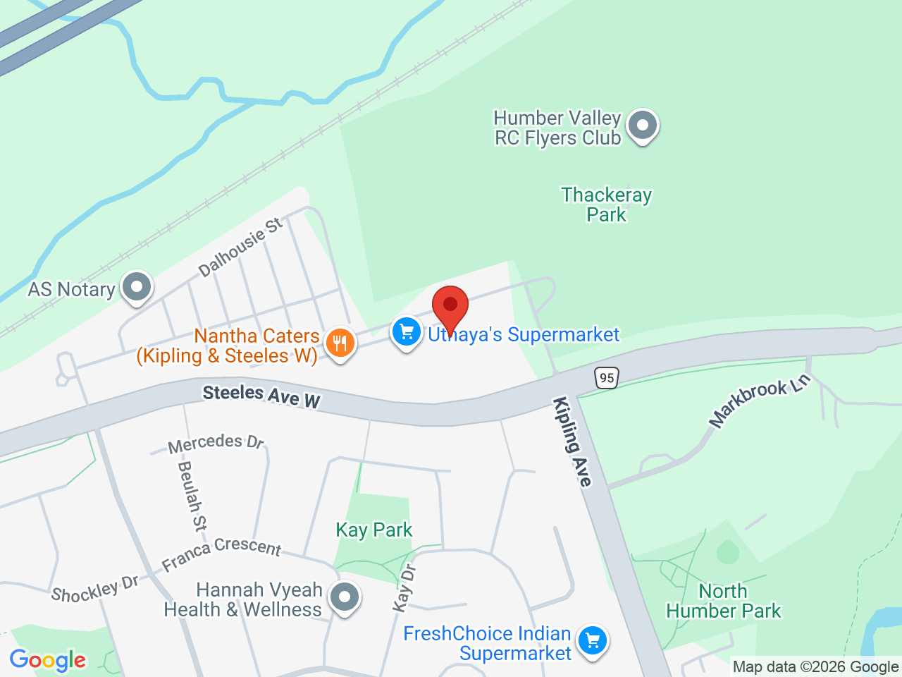 Street map for Crown Leaf, 5010 Steeles Ave W Unit 1, Etobicoke ON
