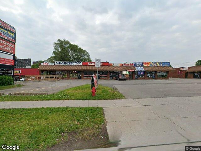 Street view for Discounted Cannabis, 96 Centennial Pkwy N unit 10, Hamilton ON