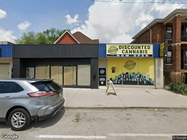 Street view for Discounted Cannabis, 1776 University Ave W, Windsor ON