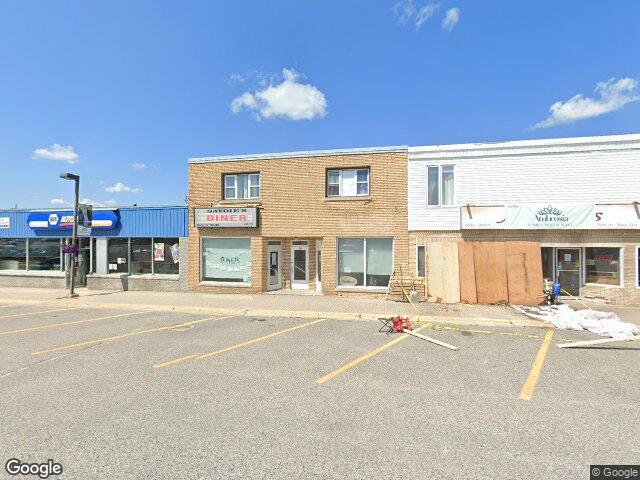 Street view for EH Game Cannabis Co, 54 Huron Walk, Unit 3, Manitouwadge ON