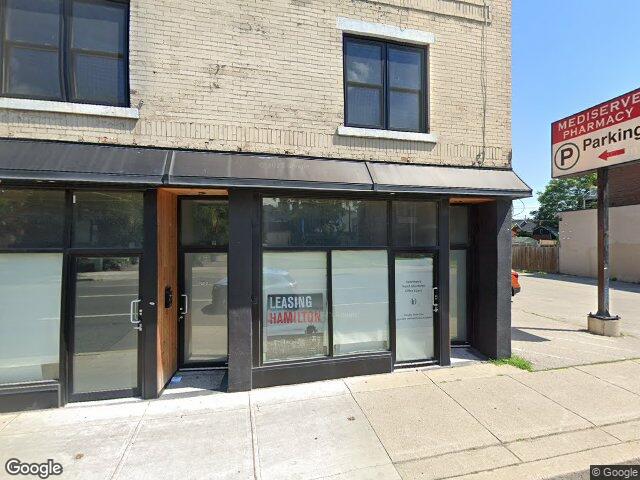 Street view for SESH by Sessions Cannabis, 575 King St E, Hamilton ON