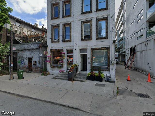 Street view for Seven Point Cannabis, 85 Portland St, Toronto ON