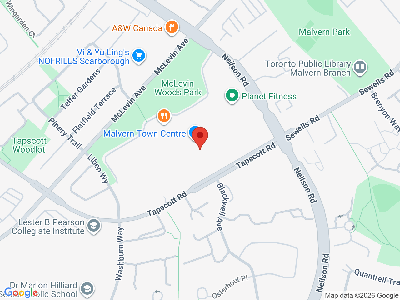 Street map for Stok'd Cannabis, 31 Tapscott Rd Unit B7, Scarborough ON