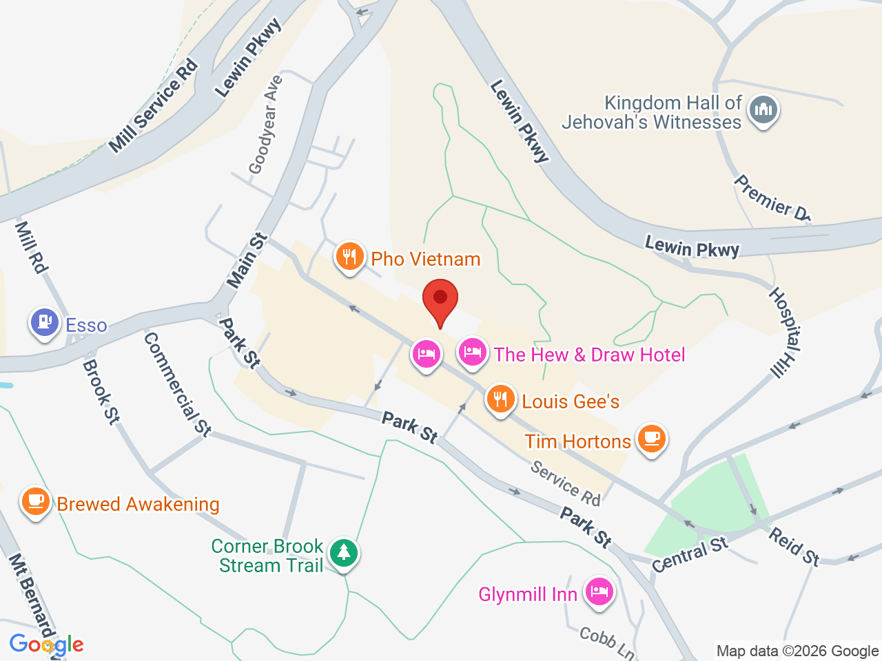 Street map for Oceanic Cannabis & Coffee, 43 West St, Corner Brook NL