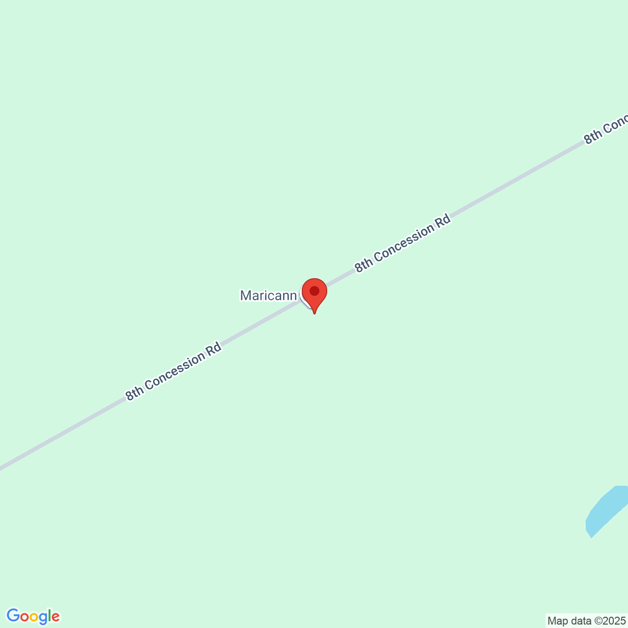 Street map for HighTide, 150 8th Concession Road, Langton ON