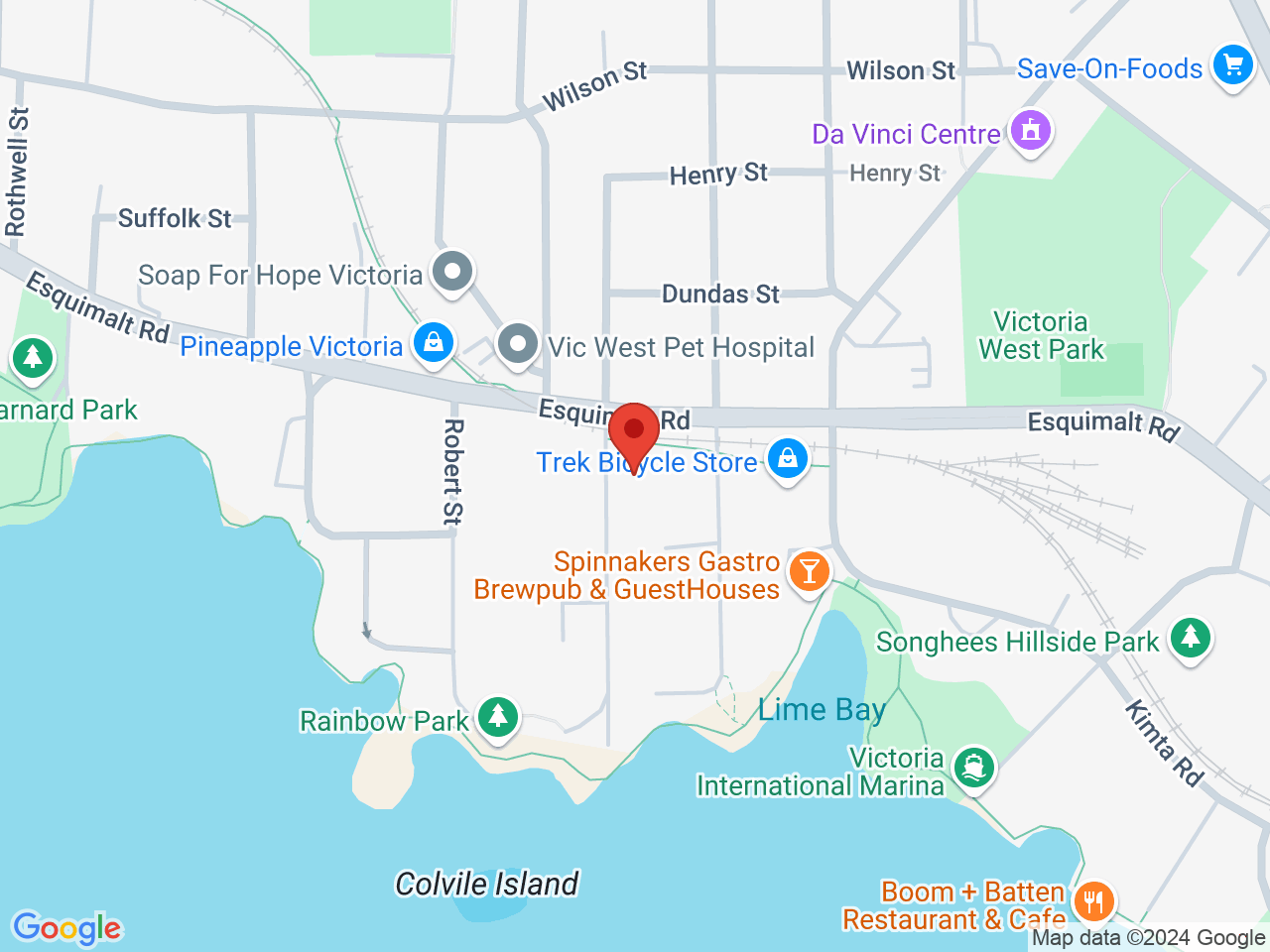 Street map for Victoria Cannabis, 247 Russell St, Victoria BC