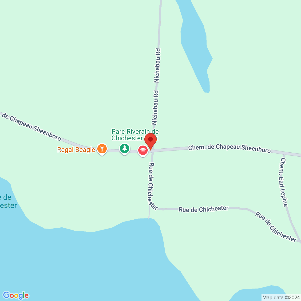 Street map for El Camino, 141 Malone Rd, Chichester QC