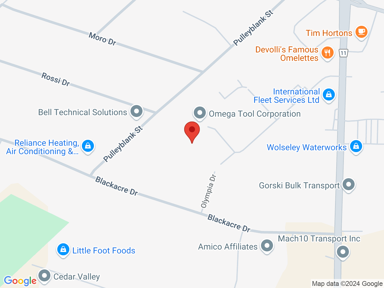 Street map for Senorita, 2065 Solar Cres., Tecumseh ON