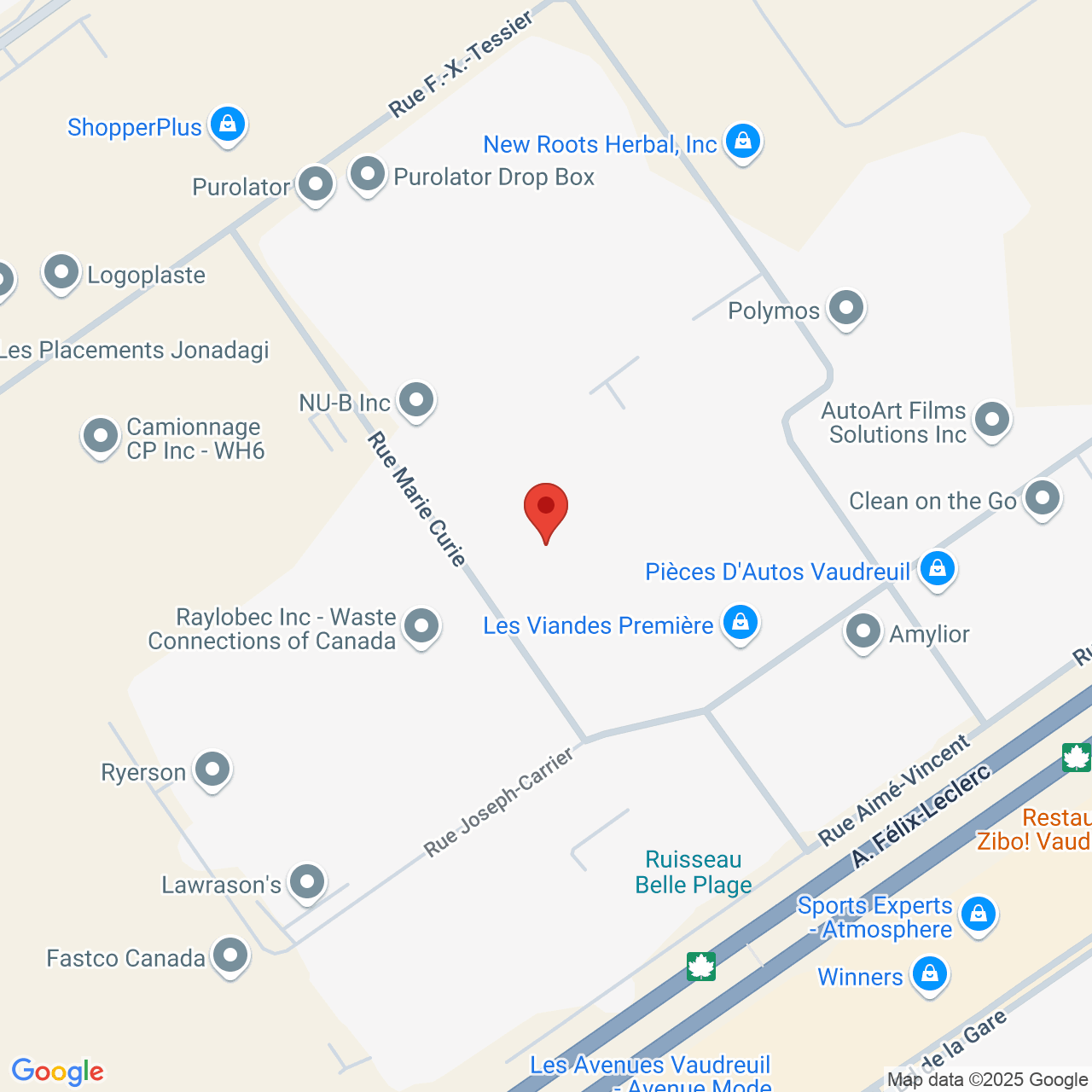 Street map for Spring Hill, 324 rue Marie-Curie, Vaudreuil-Dorion QC